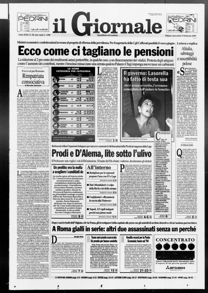 Il giornale : quotidiano del mattino